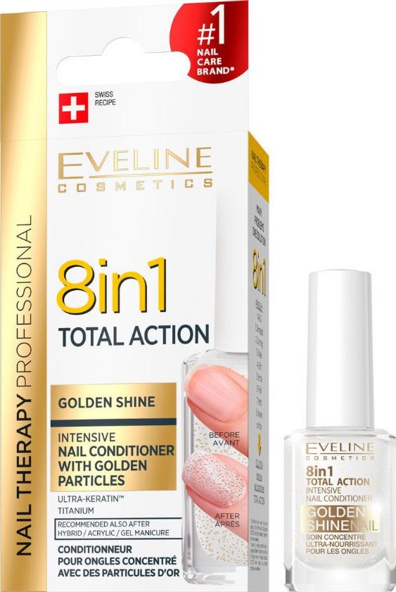 Терапия за нокти със златни частици Eveline - store.bg