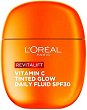 L'Oreal Revitalift Vitamin C Tinted Glow Daily Fluid SPF 30 - ������ ������� ����� �� ���� � ������� C - �������