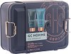 Подаръчен комплект с метална кутия Grace Cole Homme Fine Grooming - Шампоан за коса и брада, душ гел и кърпа за лице от серията Homme - продукт