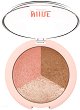 Golden Rose Nude Look Baked Trio Face Powder -       Nude Look - 
