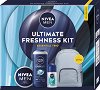 Подаръчен комплект с раница Nivea Men Ultimate Freshness - Душ гел, универсален крем и ролон дезодорант от сериите Fresh Kick и Nivea Men - продукт
