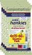   Wet Hankies - 4 x 15 ,     -  