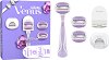 Подаръчен комплект Gillette Venus ComfortGlide Breeze - Самобръсначка, резервни ножчета, предпазител и поставка от серията Venus - продукт