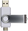USB-C / USB-A 3.0 ���� ����� 16 GB Swivel