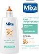 Mixa Anti-Imperfection Daily UV Fluid SPF 50+ - Дневен флуид за лице против несъвършенства със салицилова киселина и ниацинамид - продукт