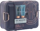 Подаръчен комплект с метална кутия Grace Cole Homme Fine Grooming - Шампоан за коса и брада, душ гел и кърпа за лице от серията Homme - продукт
