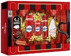 Подаръчен комплект за мъже Old Spice Whitewater - Козметика за мъже и 4 настолни игри - продукт