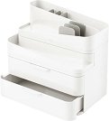 Органайзер за грим и козметика UMBRA Glam - 27 x 18 x 25 cm, в бял цвят - продукт