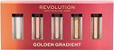 Makeup Revolution Golden Gradient - Комплект пигменти за лице - продукт