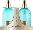 Подаръчен комплект Vivian Gray Jasmine & Patchouli - Течен сапун и лосион за ръце от серията Gemstone - продукт