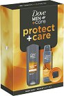 Dove Men+Care Sandalwood & Vanilla - Душ гел, спрей дезодорант и портфейл - продукт