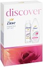 Подаръчен комплект Dove Discover Soft - Душ гел и дезодорант - продукт