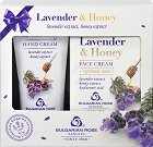 Подаръчен комплект Bulgarian Rose - Крем за лице и крем за ръце от серията Lavender & Honey - продукт
