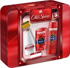 Подаръчен комплект с метална кутия Old Spice Captain - Душ гел, лосион за след бръснене и стик дезодорант от серията Captain - продукт