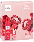 Подаръчен комплект C-Thru Love Whisper - Парфюм, дезодорант и две скрънчита - продукт
