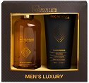 Подаръчен комплект за мъже IDC Institute Men's Luxury - Лосион за тяло, шампоан и душ гел 2 в 1 - продукт