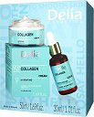 Подаръчен комплект Delia Collagen - Хидратиращ крем и серум за лице с колаген - продукт