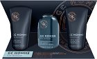 Подаръчен комплект Grace Cole Homme Fine Grooming - Релаксираща пяна за мускули, шампоан за коса и брада и душ гел от серията Homme - продукт