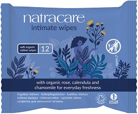 Natracare Intimate Wipes -           12  -  
