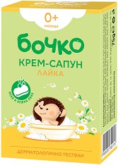 Бебешки крем-сапун с лайка Бочко - сапун