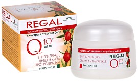 Regal Q10+ Day Cream Anti-Wrinkle SPF 20 - Крем против бръчки с годжи бери от серията "Q10+" - крем