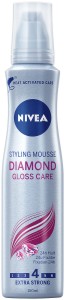 Nivea Diamond Gloss Styling Mousse -             "Diamond Gloss" - 