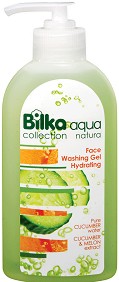 Bilka Collection Aqua Natura Face Washing Gel Hydrating - Хидратиращ гел за измиване на лице от серията "Aqua Natura" - гел