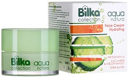 Bilka Collection Aqua Natura Face Cream Hydrating - Хидратиращ крем за лице от серията "Aqua Natura" - крем