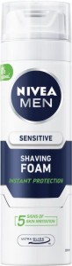 Nivea Men Sensitive Shaving Foam - Пяна за бръснене за чувствителна кожа от серията "Sensitive" - пяна