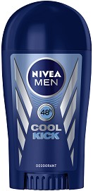 Nivea Men Cool Kick Stick Deodorant - Стик дезодорант за мъже против изпотяване от серията Cool Kick - дезодорант
