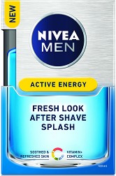 Nivea Men Active Energy Fresh Look After Shave Splash - Лосион за след бръснене с таурин от серията "Active Energy" - лосион