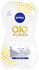 Nivea Q10 Power Anti-Age Mask - Изглаждаща маска против бръчки от серията Q10 Power - маска