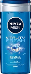 Nivea Men Vitality Fresh Shower Gel -        -  