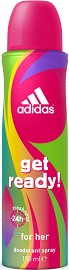 Adidas Women Get Ready Deodorant Spray -      "Get Ready" - 