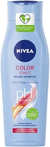 Nivea Color Care & Protect Shampoo - Шампоан за боядисана коса от серията "Color Care & Protect" - шампоан