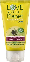 Освежаващ крем за ръце с екстракт от бъз - От серията "Litamin Love Your Planet" - крем