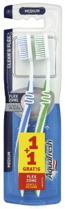 Aquafresh Duo Clean & Flex Medium -    - 1 + 1  - 