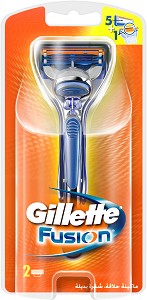 Gillette Fusion Manual - Самобръсначка с резервно ножче от серията "Fusion" - самобръсначка