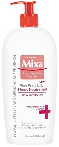 Mixa Intense Nourishment Rich Body Milk - Подхранващо мляко за тяло за суха и много суха кожа - мляко за тяло