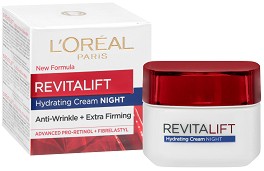 L'Oreal Revitalift Night Cream - Нощен крем против бръчки от серията Revitalift - крем