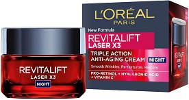 L'Oreal Revitalift Laser X3 Anti-Aging Night Cream -       Revitalift Laser - 