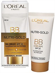 L`Oreal Nutri-Gold BB Cream - SPF 20 - BB       "Nutri-Gold" - 
