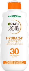 Garnier Ambre Solaire Protection Lotion - Хидратиращ слънцезащитен лосион от серията Ambre Solaire - лосион