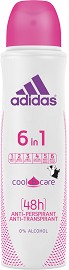 Adidas Women 6 in 1 Cool & Care Anti-Perspirant -     - 