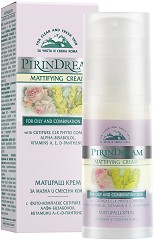 Bodi Beauty Pirin Dream Mattifying Cream - Матиращ крем за лице за мазна и смесена кожа от серията "Pirin Dream" - крем