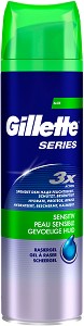 Gillette Series Sensitive Skin Shaving Gel - Гел за бръснене за чувствителна кожа от серията Series - гел