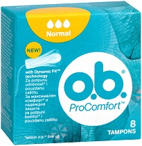 o.b. ProComfort Normal Tampons - Дамски тампони - 8 ÷ 32 броя - тампони