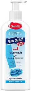 Eveline Pure Control SOS Face Wash Gel -           "Pure Control SOS" - 