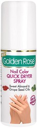 Golden Rose Nail Color Quick Dryer Spray - Спрей изсушител за лак за нокти - продукт