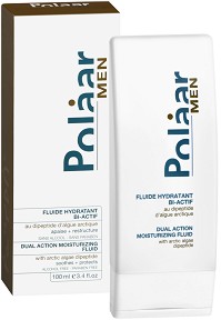 Polaar Men Dual Action Moisturizing Fluid - Овлажняващ флуид с двойно действие от серията Men - продукт